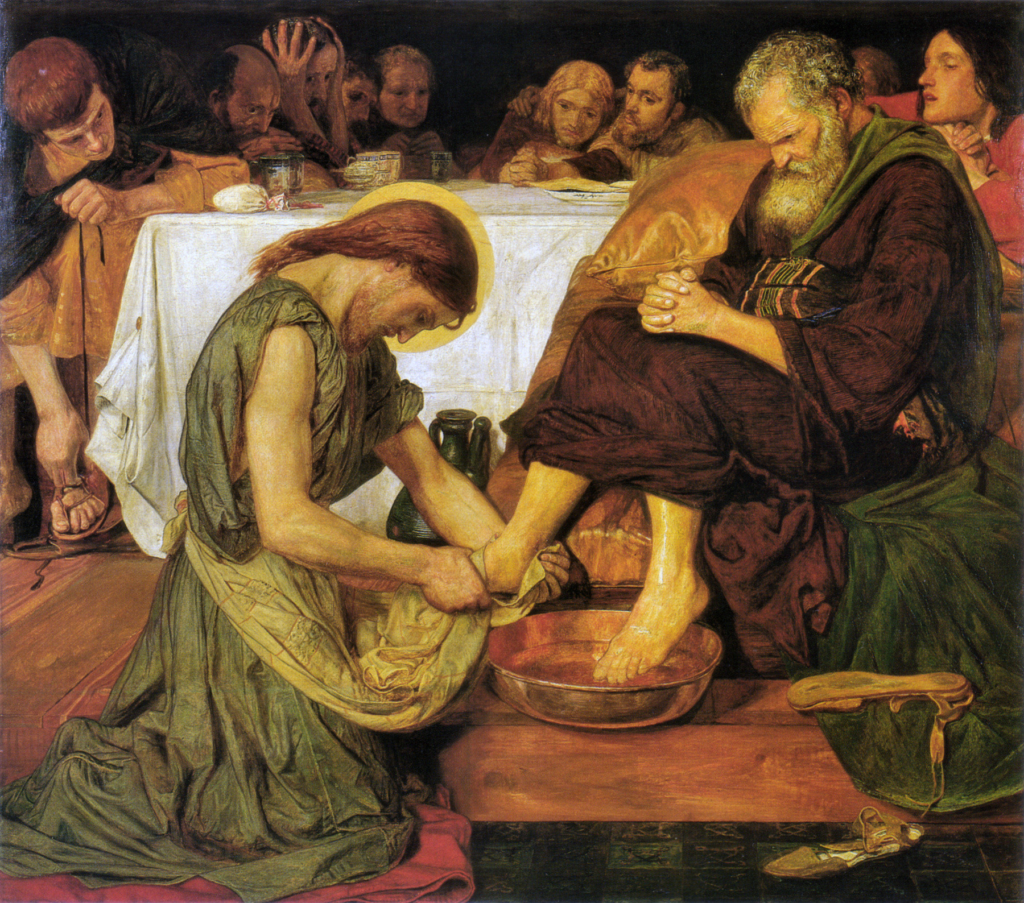 Jesus Washing Peter's Feet , Ford Madox Brown - John and Claire Grabowski